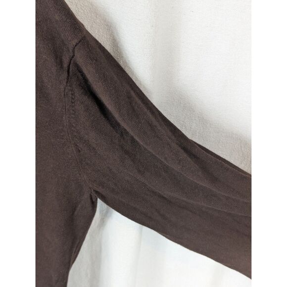 Y2K Perry Ellis V-Neck Argyle Sweater Brown Men's Size XL - Picture 8 of 12